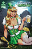 BECCA BOO VS ST PATRICK'S DAY GREEN & GOLD KICKSTARTER NICE & RISQUE EDITIONS MARISSA POPE