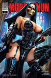 MURDER NUN #2 CATHEDRAL TRADE, RISQUE, & FULL RISQUE KICKSTARTER EDITIONS  SUN KHAMUNAKI