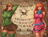 JINKIES #2 OUIJA VIOLET & GINGER CONNECTING SET OF 2 BY DAWN MCTEIGUE