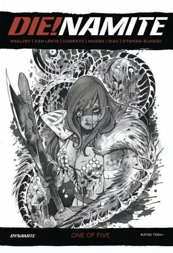 DIE!NAMITE #1 VAMPIRELLA RATIO VARIANT 1:35 PEACH MOMOKO