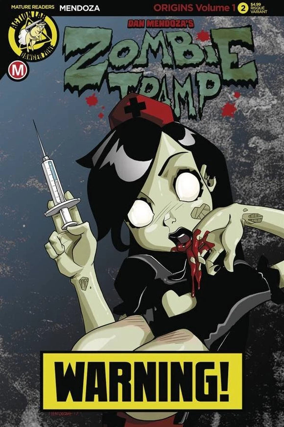 ZOMBIE TRAMP ORIGINS #3 DAN MENDOZA RISQUE NM-/VF+