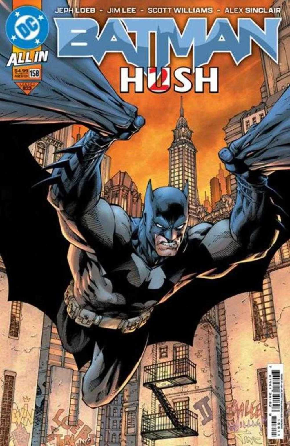 BATMAN #158 HUSH 2 JIM LEE/JEFF LOEB COVERS A-E 1:100 RATIO