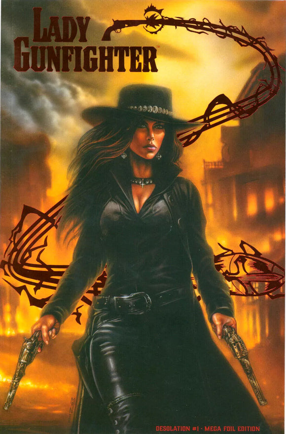 LADY GUNFIGHTER: DESOLATION #1 MONTE MOORE MEGA FOIL EDITION KICKSTARTER