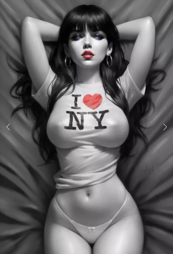 VAMPIRELLA #672 WILL JACK I LOVE NY VIRGIN COLOR SPLASH