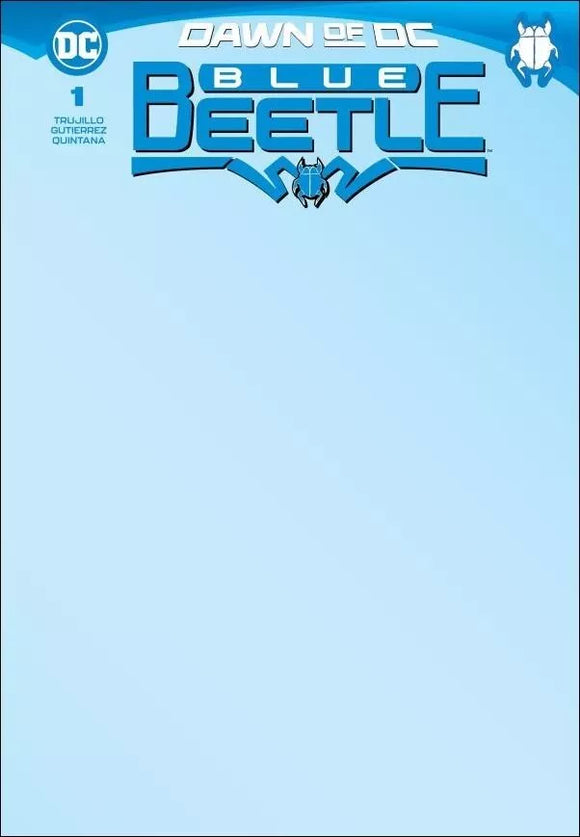 BLUE BEETLE #1 #1 BLANK SKETCH COMIC