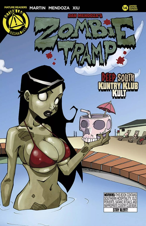 ZOMBIE TRAMP #14 VARIANT DAN MENDOZA 2014