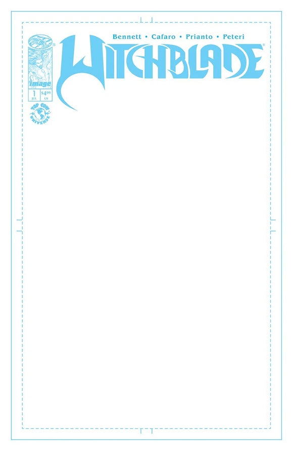 WITCHBLADE #1 BLANK EDITION NEW SERIES