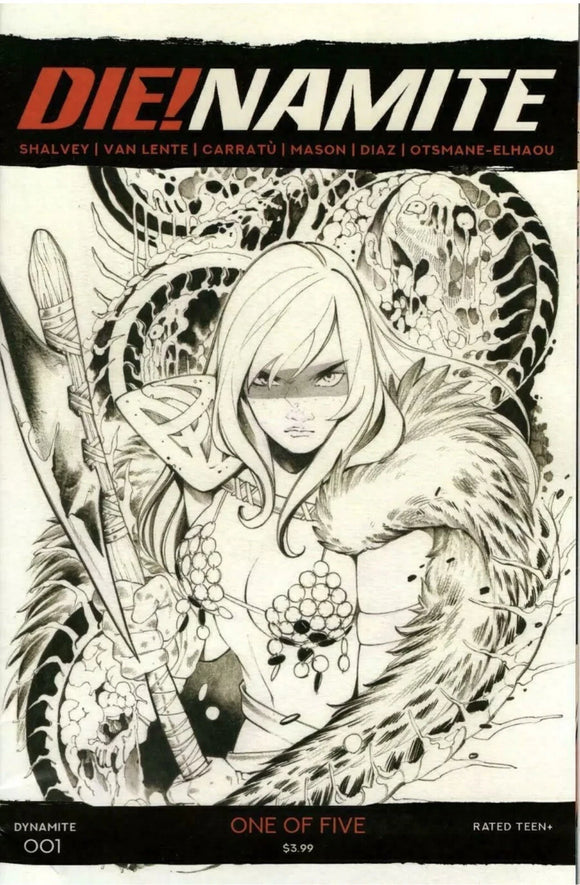 DIE!NAMITE #1 VAMPIRELLA RATIO VARIANT 1:30 PEACH MOMOKO