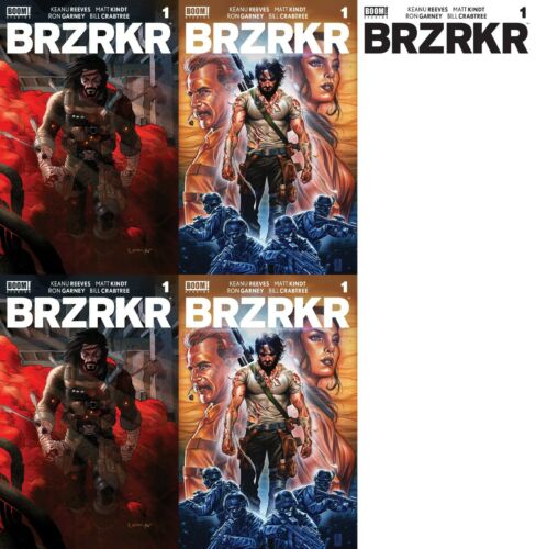 BRZRKR #1 SET OF A-E COVERS