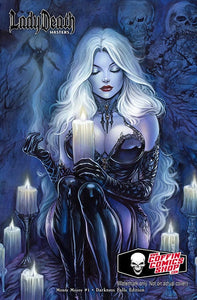 LADY DEATH MASTERS DARKNESS FALLS EDITION MONTE MOORE LTD 125 COPIES