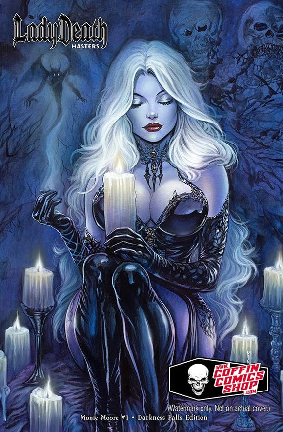LADY DEATH MASTERS DARKNESS FALLS EDITION MONTE MOORE LTD 125 COPIES