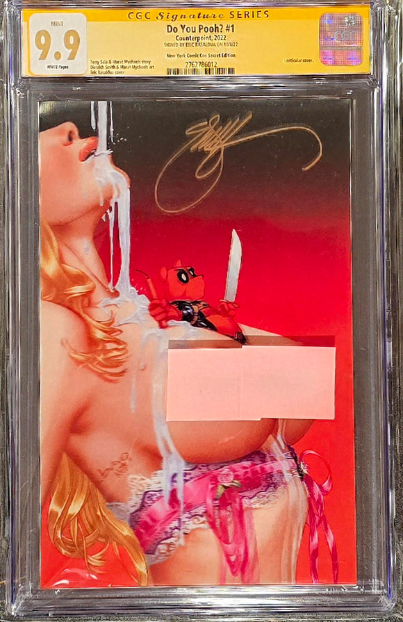 DO YOU POOH MOTHERS MILK NYCC 3D LENTICULAR EDITION EBAS 9.9 CGC SS