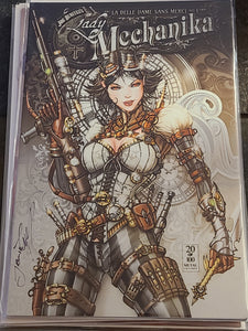 LADY MECHANIKA JAMIE TYNDALL LTD 100 METAL SIGNED