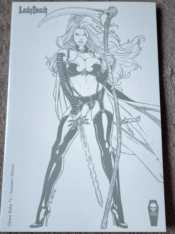 LADY DEATH CHAOS RULES #1 RICHARD ORTIZ INCENTIVE EDITION