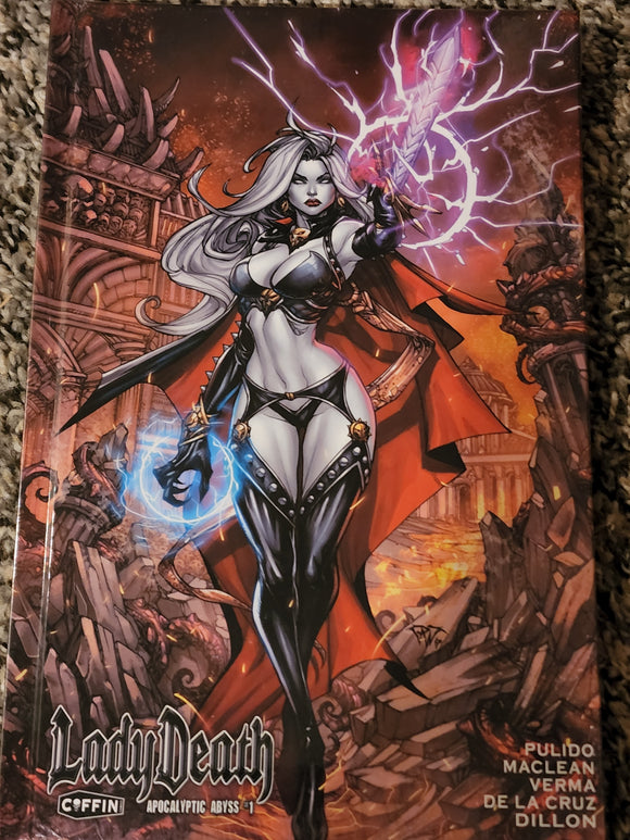 LADY DEATH APOCALYPTIC ABYSS #1 PAOLO PANTALENA HARD COVER HC