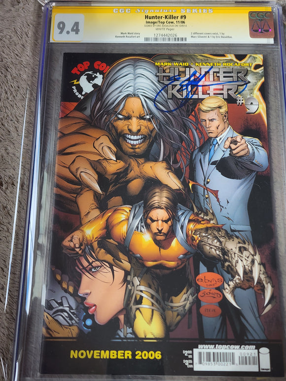HUNTER KILLER #9 SIGNED EBAS CGC 9.4 SS – Comic Connection