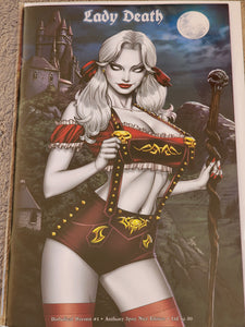 LADY DEATH DIABOLICAL HARVEST #1 ANTHONY SPAY NICE EDITION LTD 50