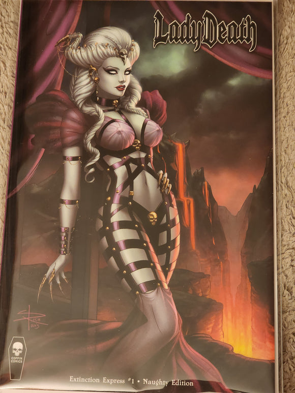 LADY DEATH EXTINCTION EXPRESS #1 NAUGHTY EDITION SABINE RICH