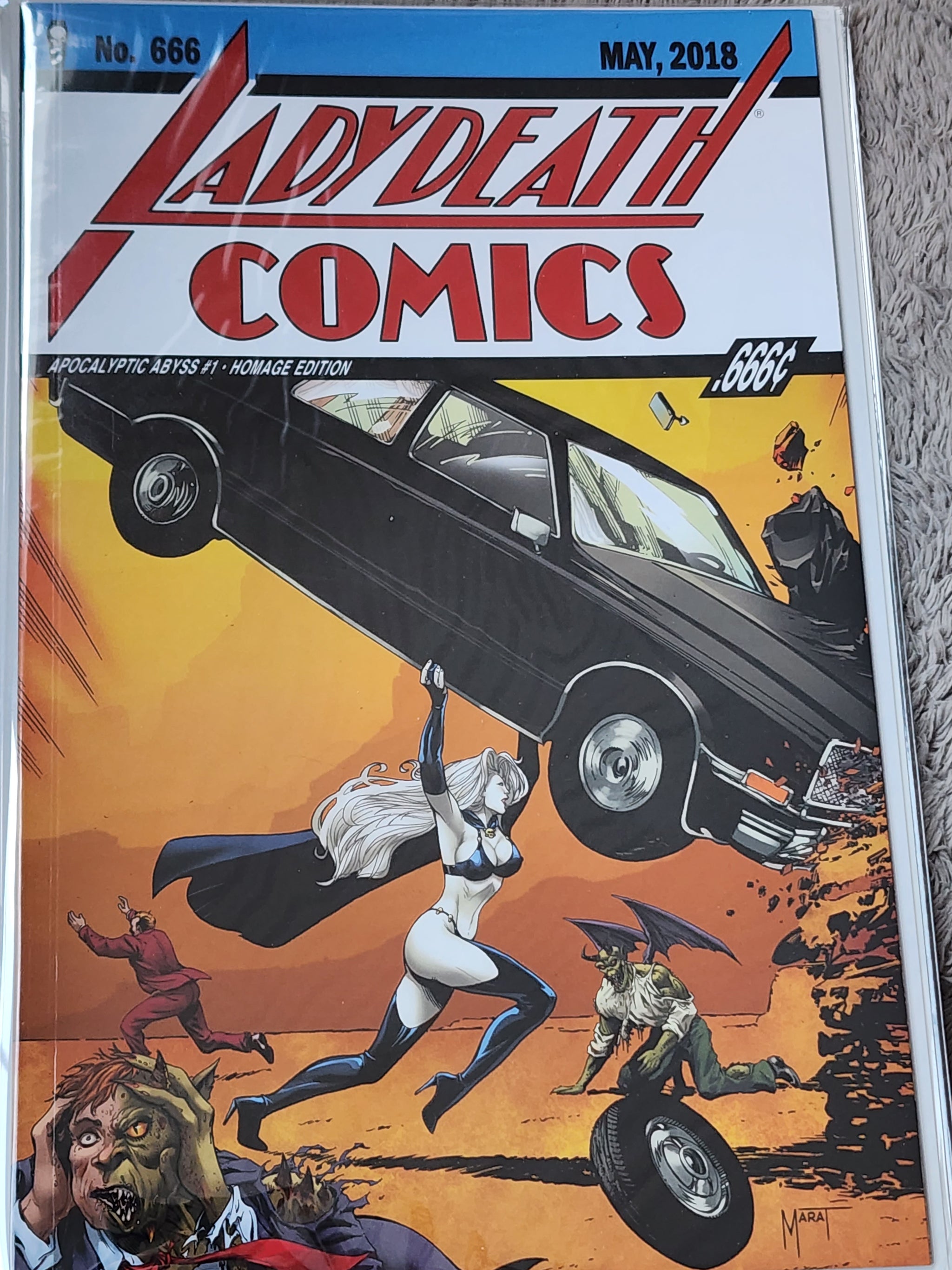 LADY DEATH APOCALYPTIC ABYSS #1 HOMAGE EDITION MARAT MYCHAELS – Comic ...