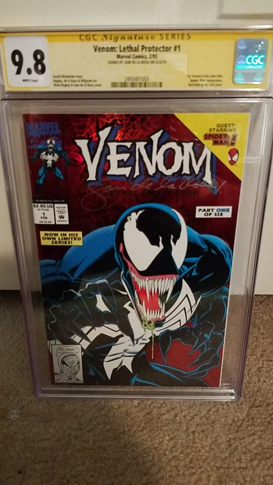 VENOM LETHAL PROTECTOR #1 SAM DE LA ROSA 9.8 CGC SS – Comic Connection