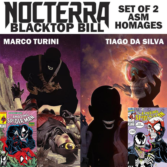 NOCTERRA SPECIAL: BLACKTOP BILL #1 - HOMAGE COVERS BY TIAGO DA SILVA & MARCO TURINI