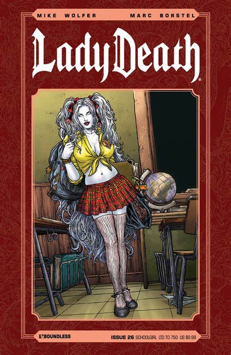 LADY DEATH #26 SCHOOL GIRL BOUNDLESS