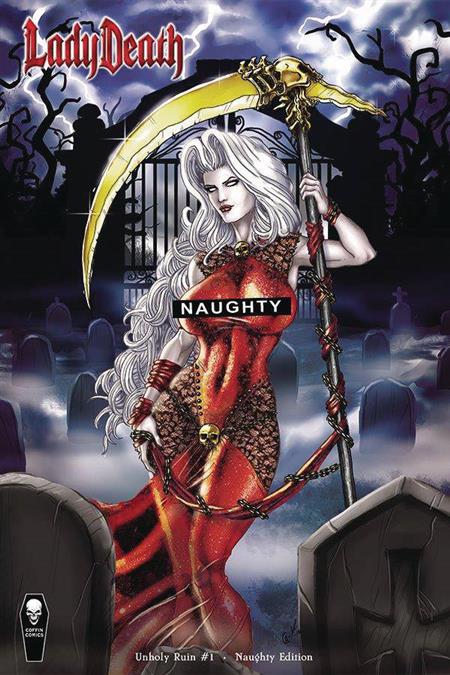 LADY DEATH UNHOLY RUIN #1 NAUGHTY EDITION SIGNED