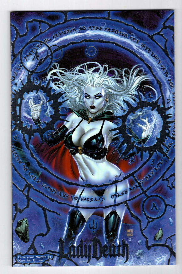 LADY DEATH CATACLYSMIC MAJESTY #1 MEGA FOIL MIKE KROME