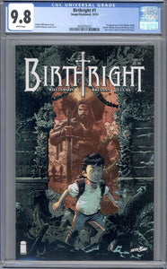 Birthright #1 1st Appearance Rhodes Family Optioned Image 1st Print CGC 9.8
