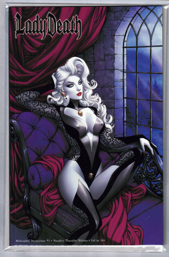 LADY DEATH MALEVOLENT DECIMATION #1 NAUGHTY THOUGHTS EDITION SABINE RICH