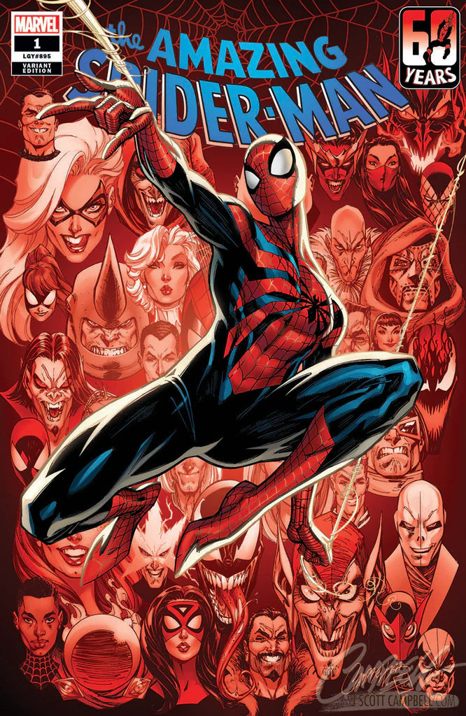 Amazing Spider-Man #1 buy J Scott Campbell Cover G Faces Variant Limited 1200