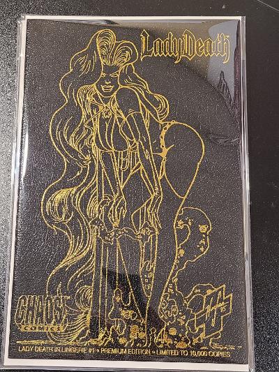 LADY DEATH LINGERIE EDITION STEPHEN HUGHES LEATHER COVER