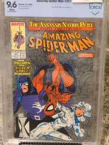 AMAZING SPIDERMAN #321 CBCS 9.6 TODD MCFARLANE